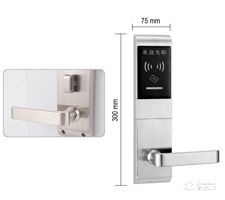 居頂指紋鎖 酒店鎖賓館門鎖