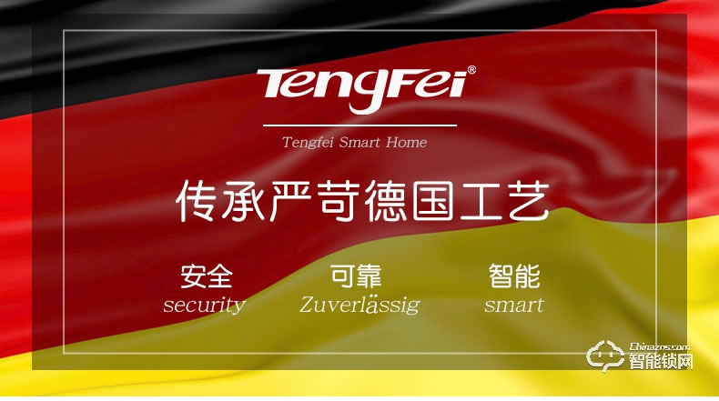 騰飛指紋鎖 家用電子鎖防盜門鎖新款智能密碼鎖
