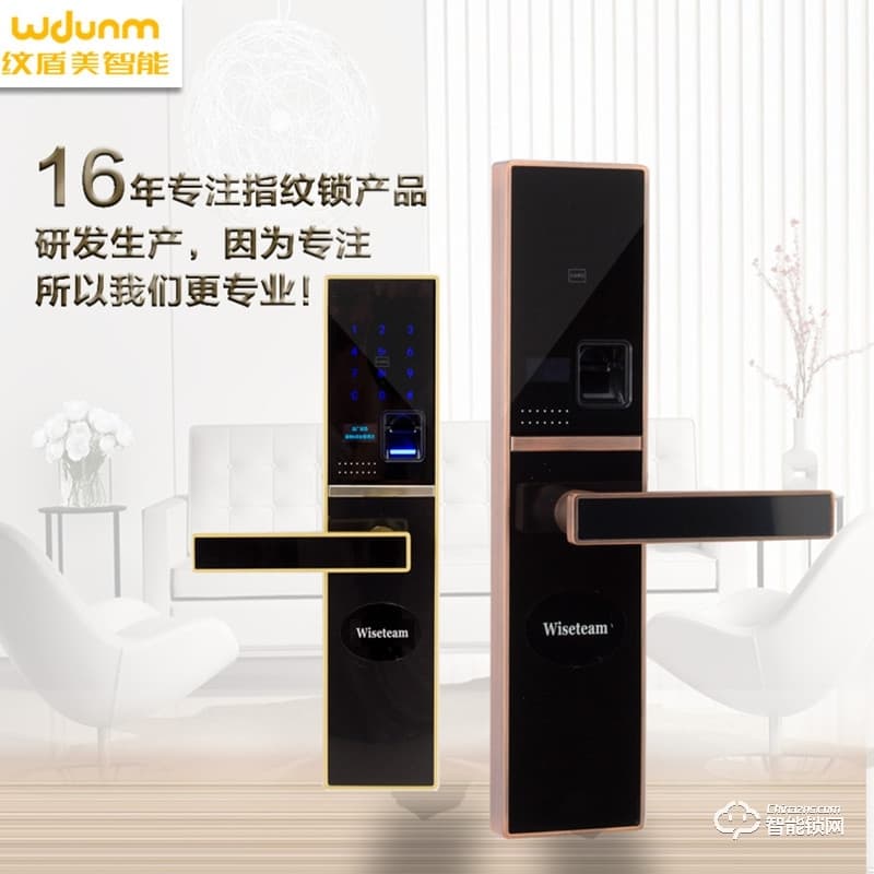 紋盾美智能鎖  D6X現代簡約智能鎖