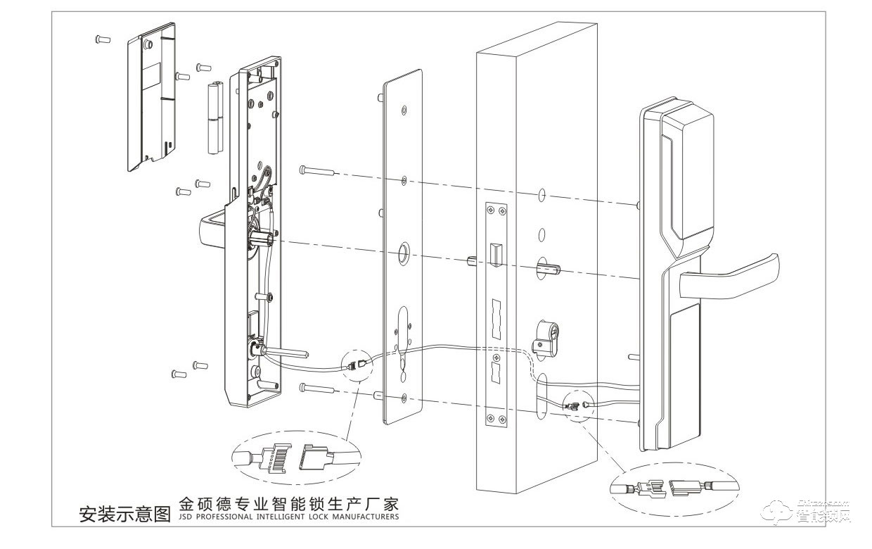 金碩德智能鎖 M809智能密碼鎖