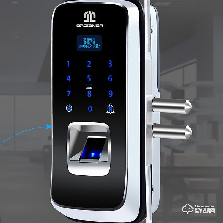 二點(diǎn)二智能鎖 免開孔考勤智能鎖