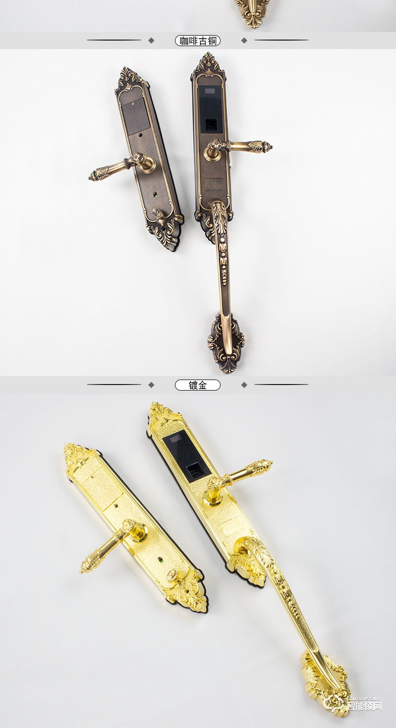 世連泰好純銅智能鎖 SL6828-1密碼鎖木門電子鎖