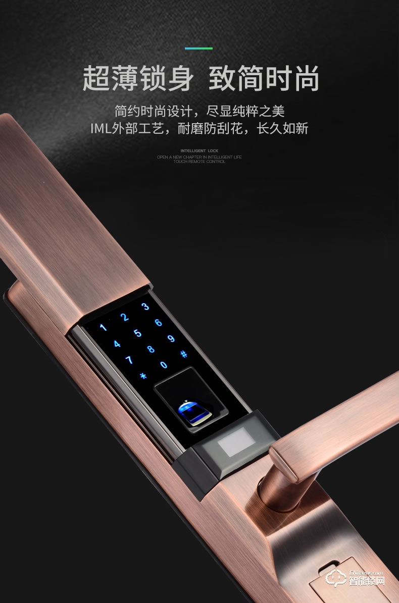 創(chuàng)佳智能鎖 刷卡密碼門鎖入戶房門指紋智能鎖