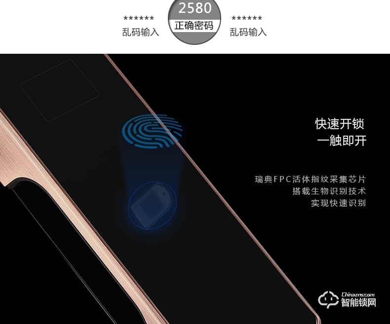 愛獅盾智能鎖 ASD-F2全自動指紋鎖家用防盜門鎖