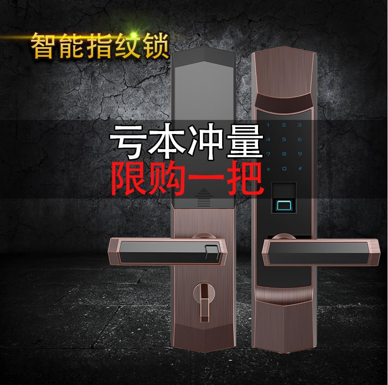 簡文安防智能鎖 DSC_6481指紋密碼智能鎖