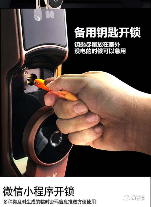榮鑰指紋鎖 S19全自動(dòng)人臉識(shí)別智能鎖