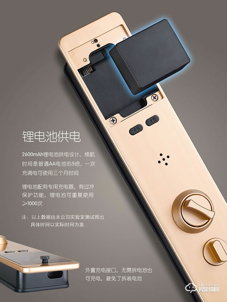 佳德寶智能鎖 8508B半導體生物活性指紋鎖