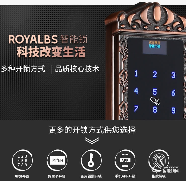 皇嘉博世智能鎖 智能鎖刷卡鎖