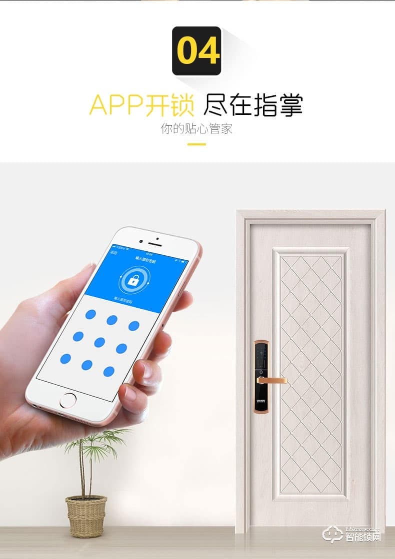 迪威樂(lè)智能鎖 D2家用防盜門鎖通用型電子鎖