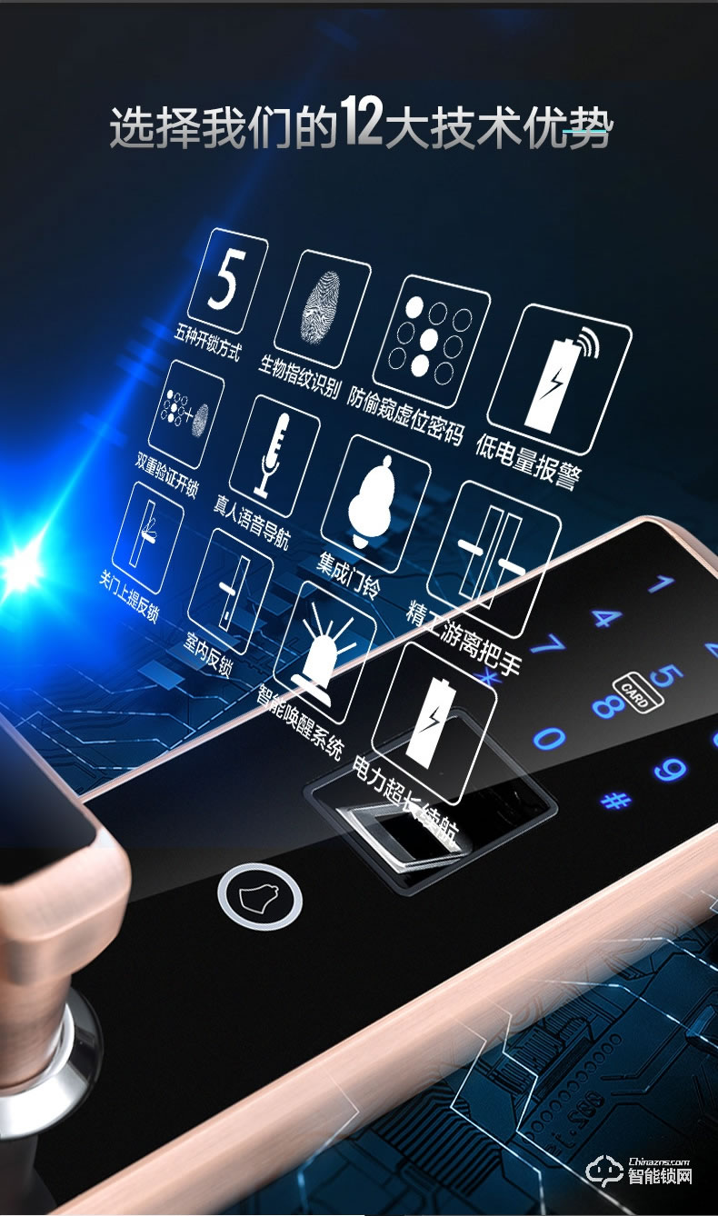 梵蒂安指紋鎖 刷卡鎖感應鎖電子鎖磁卡鎖