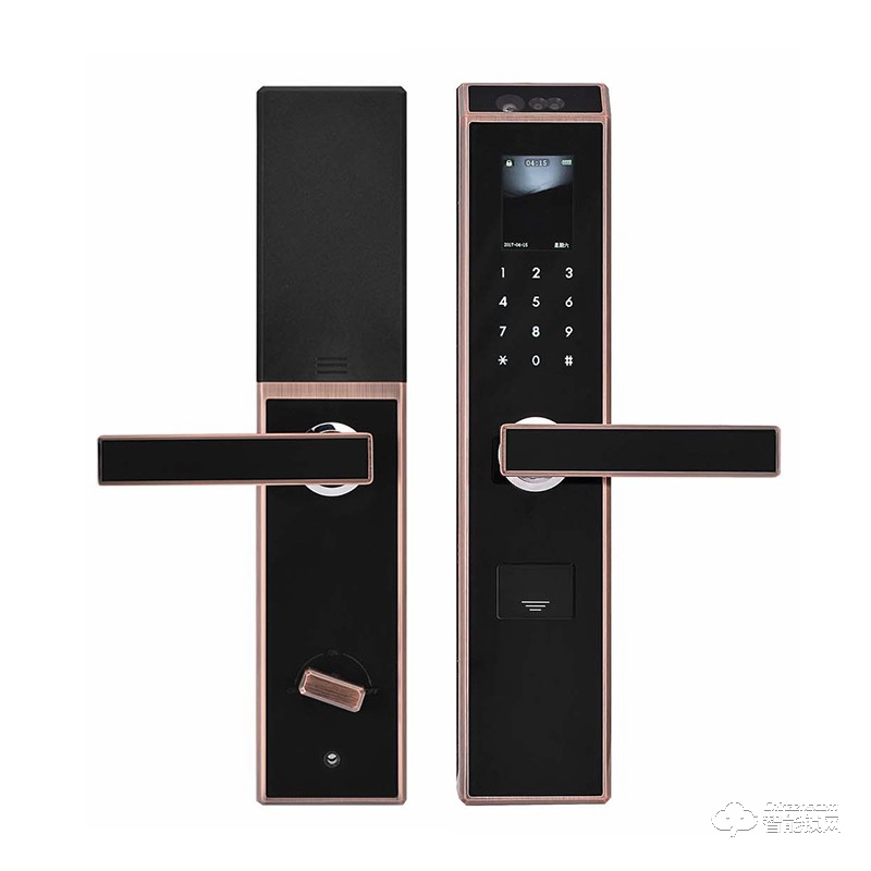 倍爾盾智能鎖 BRD-117B半自動人臉識別智能鎖