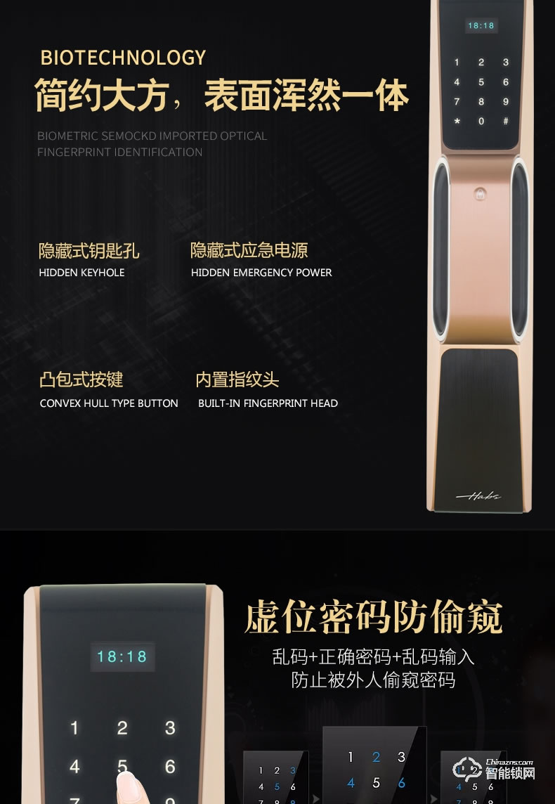 哈博士智能鎖 博士1號全自動智能鎖