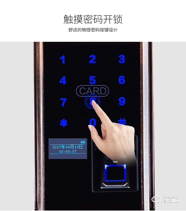 德堡盾指紋鎖 DH777別墅高檔歐式復古密碼鎖