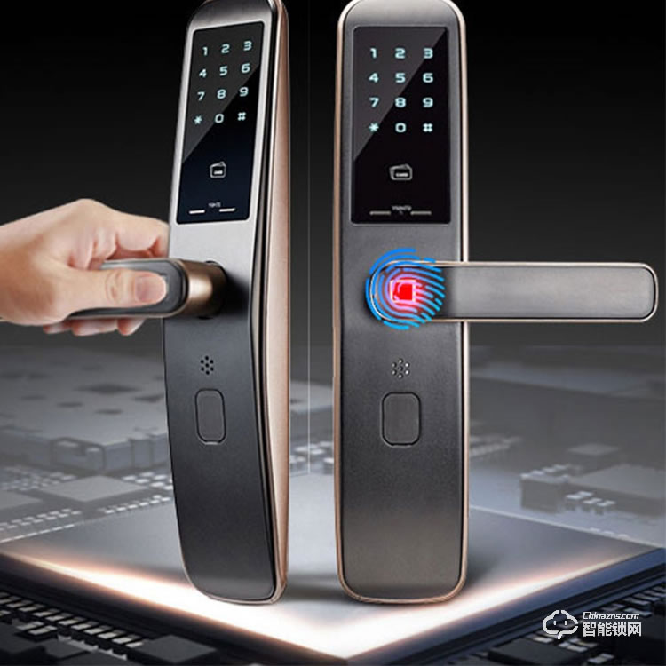 邁瑞嘉智能鎖  游離把手指紋鎖