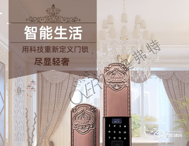 奧弗特智能鎖 別墅門指紋鎖高端智能鎖