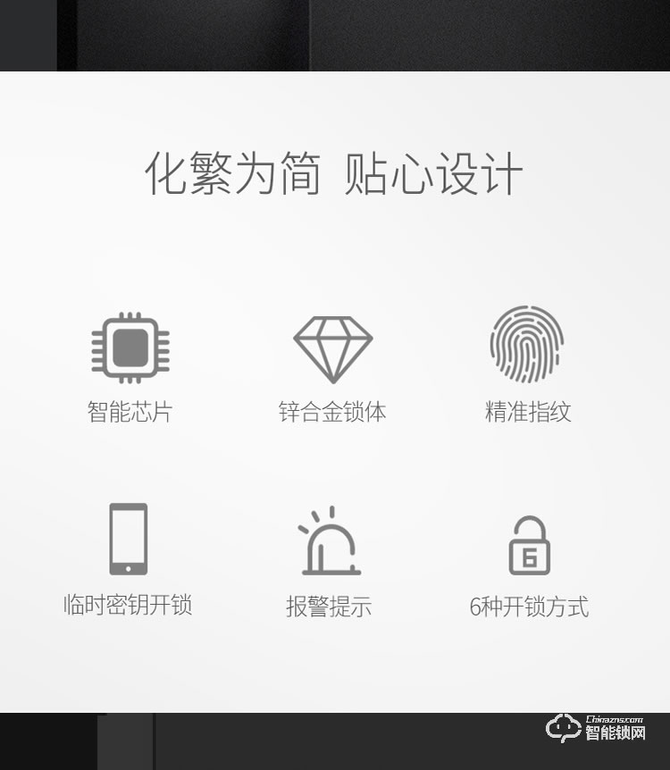 英迪隆智能鎖 W1家用防盜門智能密碼鎖