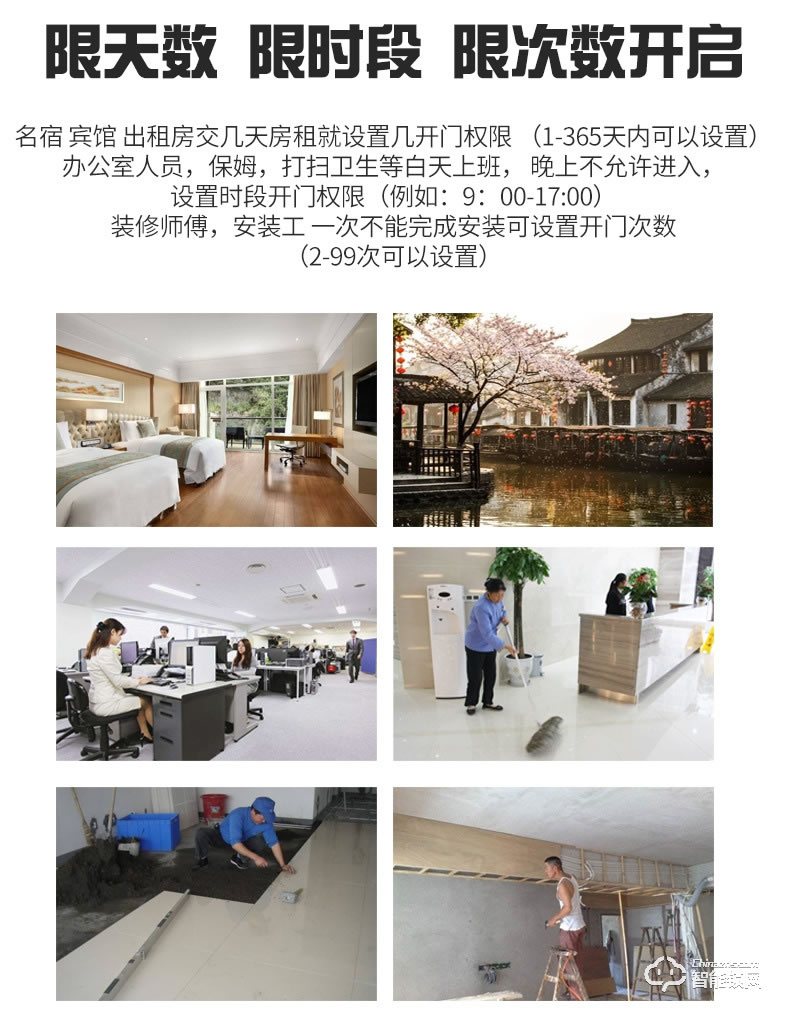 智聯美家智能鎖 M0605全自動直板密碼鎖