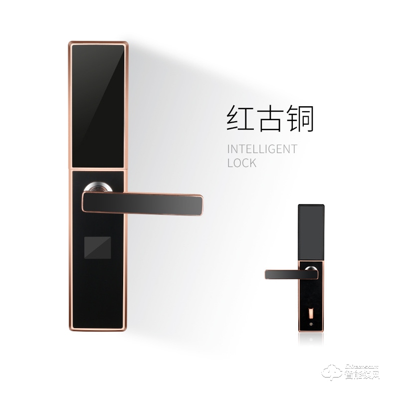 智聯(lián)美家智能鎖 M0507自動下滑蓋指紋密碼鎖