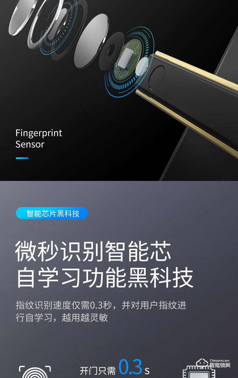 VOC智能鎖 X9全自動家用防盜門安防智能鎖