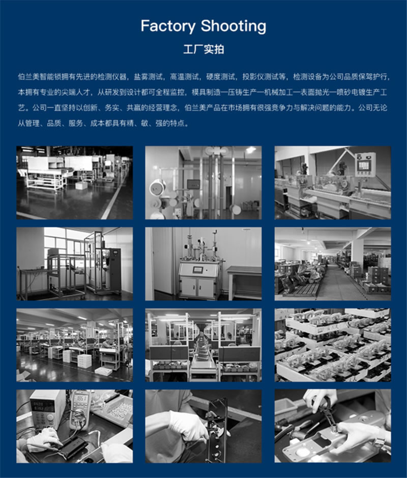 伯蘭美智能鎖 防盜門家用木門智能鎖