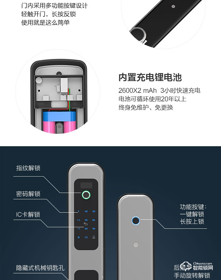 居聯智能鎖 Q5全自動智能鎖