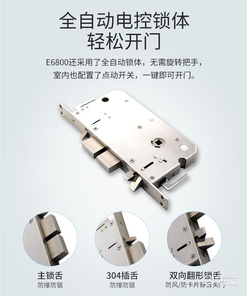 移康智能鎖 E6800全自動家用防盜智能門鎖電子鎖