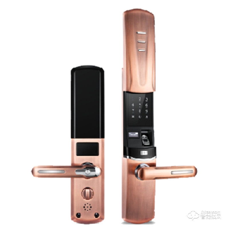 家安芯智能鎖 滑蓋密碼指紋智能鎖
