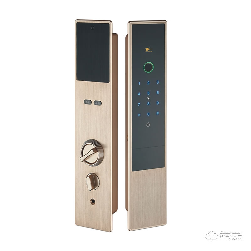 黃金龍智能鎖 K11全自動直板指紋密碼鎖