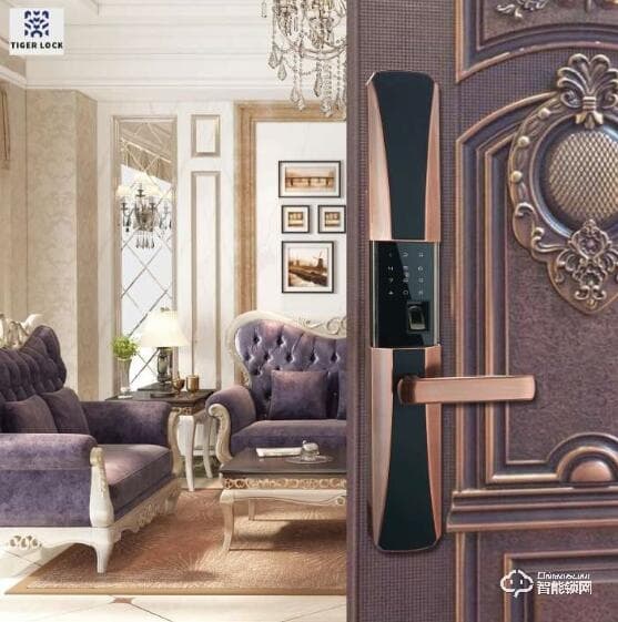 虎牌智能鎖 HP-2滑蓋指紋密碼鎖