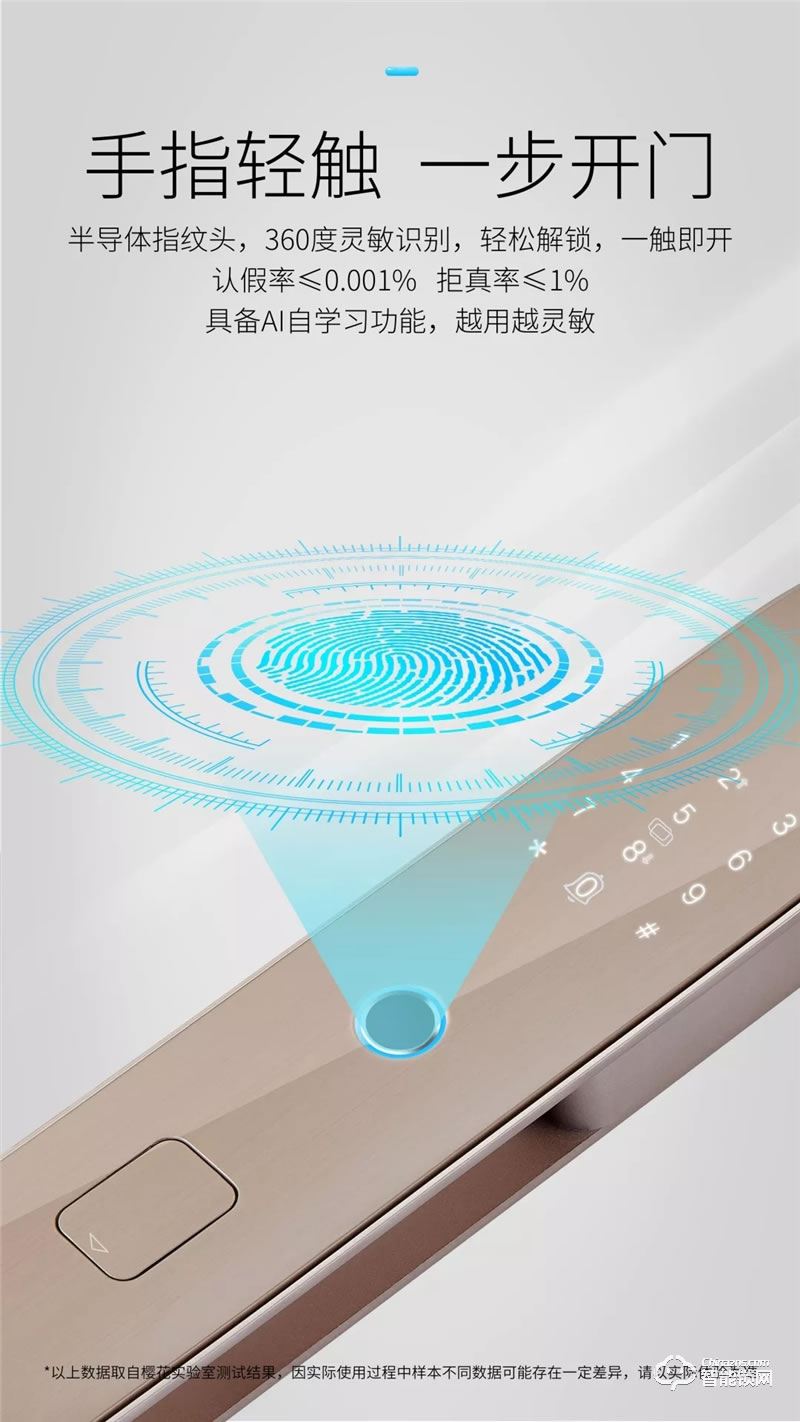 櫻花智能鎖 R8全自動靜音可視智能鎖