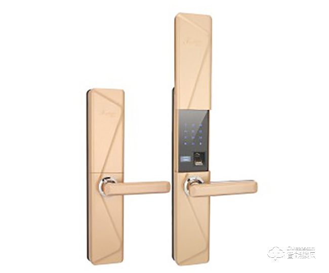 特智杰智能鎖 AZJ-6.0時尚滑蓋密碼指紋鎖