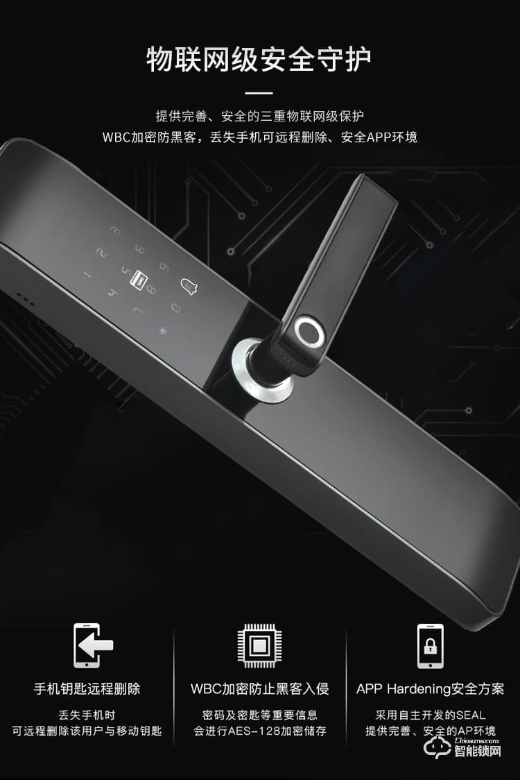 康辰家福智能鎖 F102一握開指紋鎖