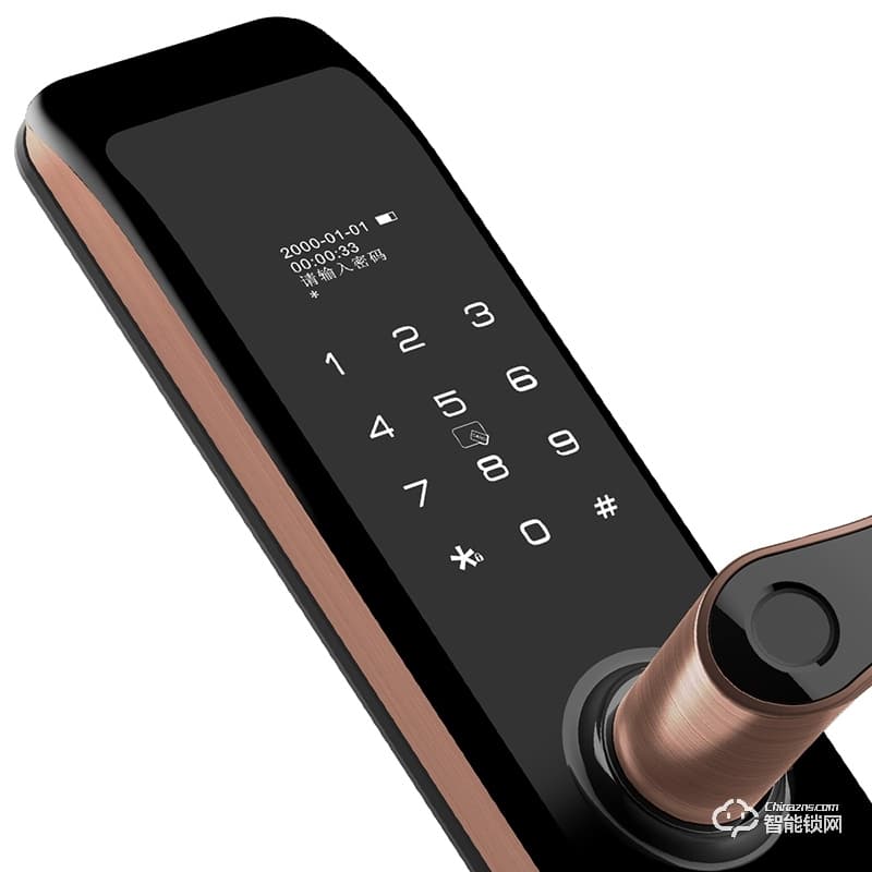 因特智能鎖 D60家用防盜門智能密碼鎖