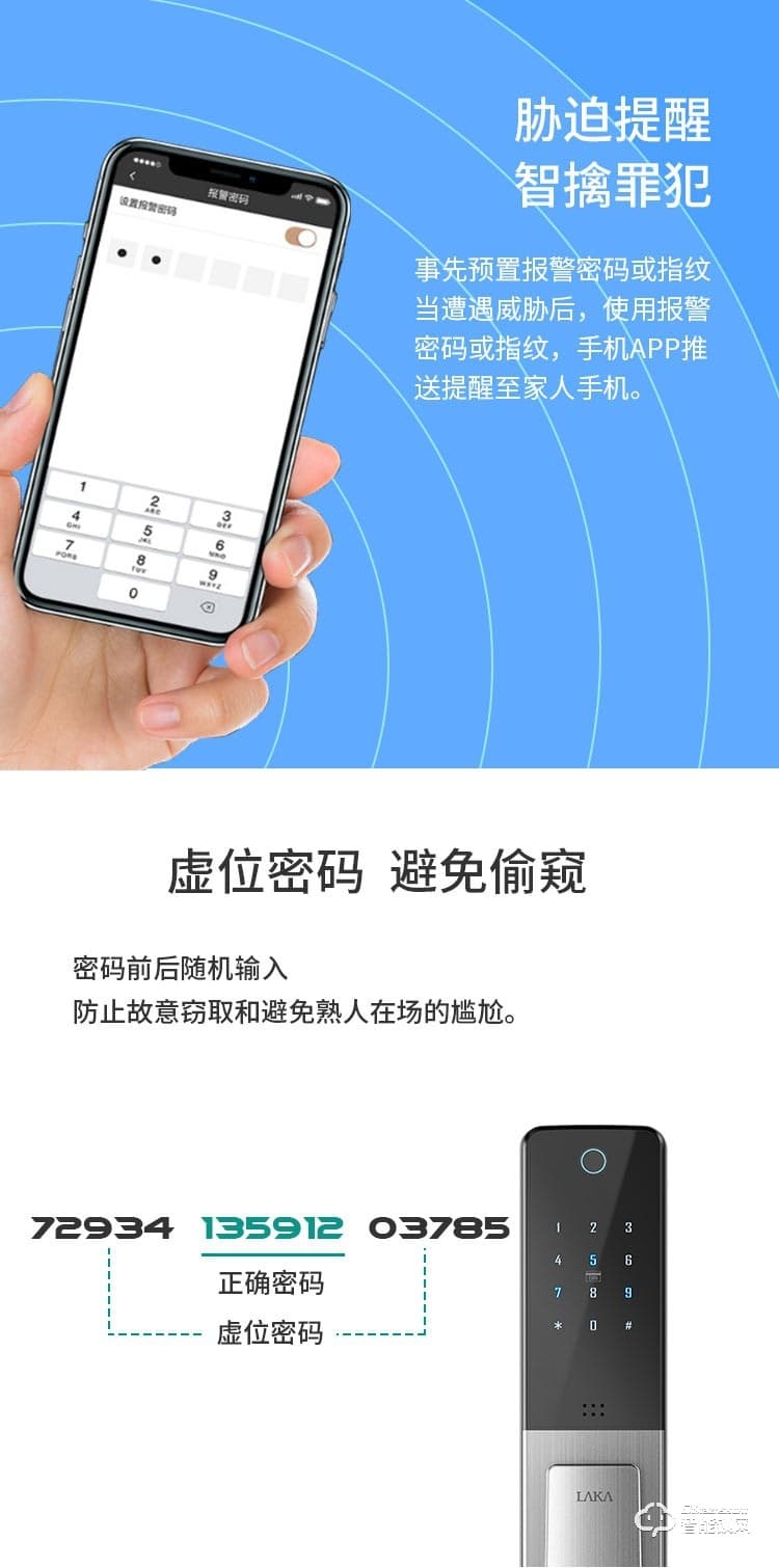 華興新銳智能鎖 L607 智能家居APP遠程控制指紋防盜鎖