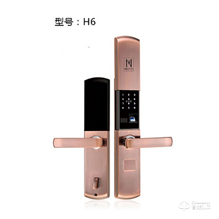 嘉好佳智能鎖 H6滑蓋指紋密碼智能鎖
