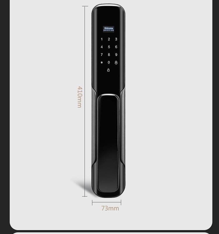 云樂寶智能鎖 Q1家用防盜門密碼磁卡感應鎖