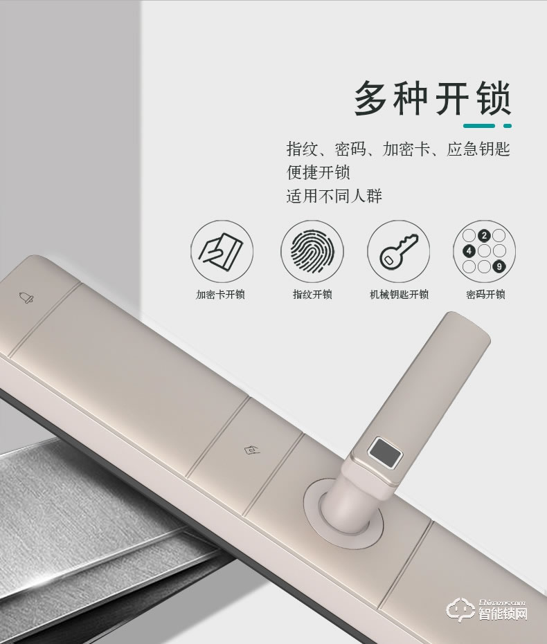 西門子智能鎖 C320家用防盜智能電子鎖密碼鎖