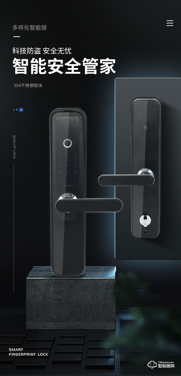 菲花奧智能鎖 家用防盜門鎖電子密碼鎖