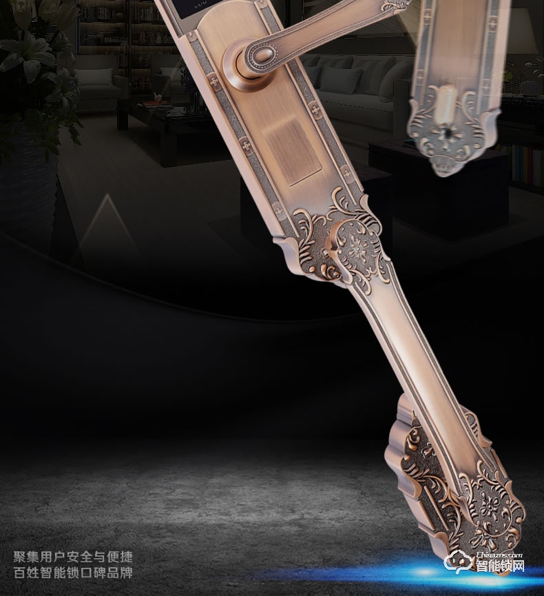 匠星智能鎖 JP1別墅大門歐式雙開門密碼門鎖