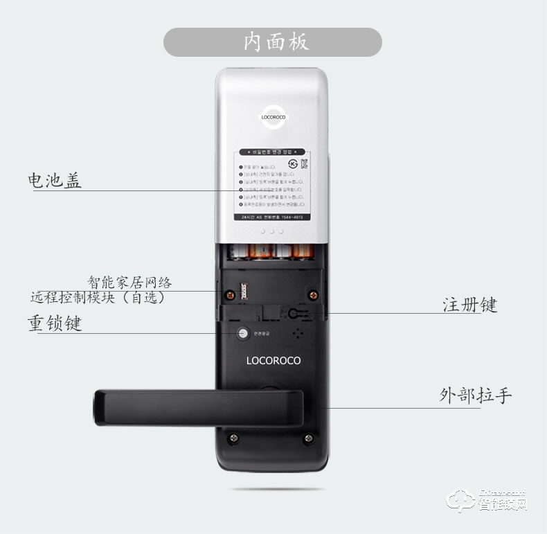 樂扣樂扣智能鎖 LR-3150S防盜門鎖智能電子鎖