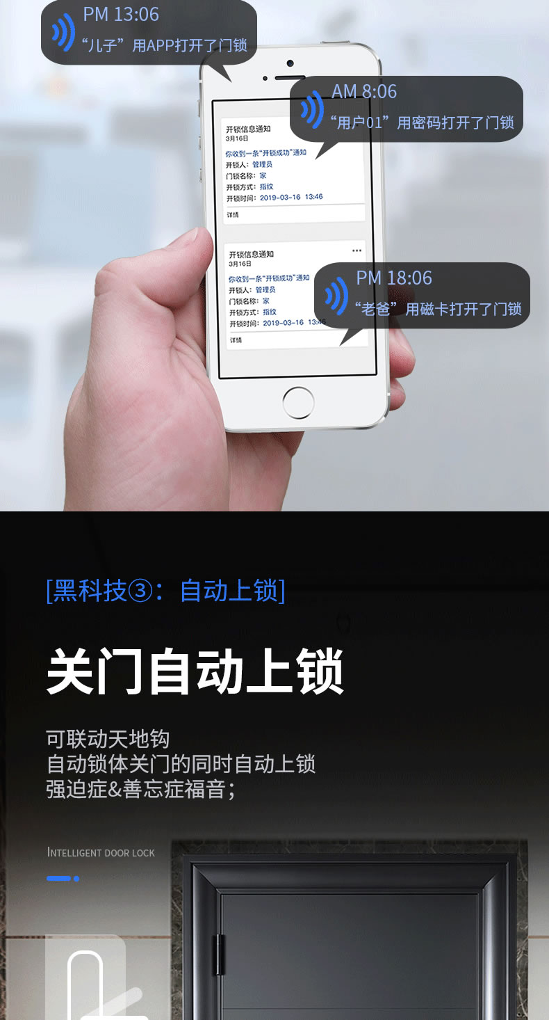 新視圖智能鎖  LH001全自動可視貓眼智能門鎖