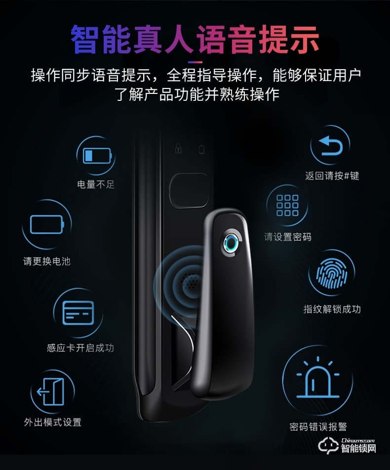 拓西智能鎖 TX-F5-2全自動推拉式智能密碼鎖