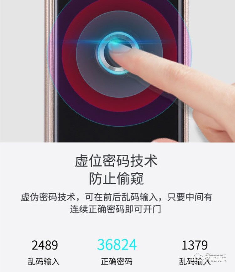 米博士智能鎖 M6家用防盜門(mén)密碼鎖門(mén)鎖