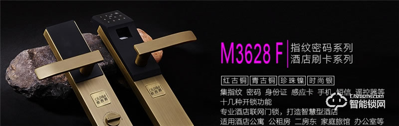 歐西姆智能鎖 M3628F家用防盜門指紋鎖智能鎖