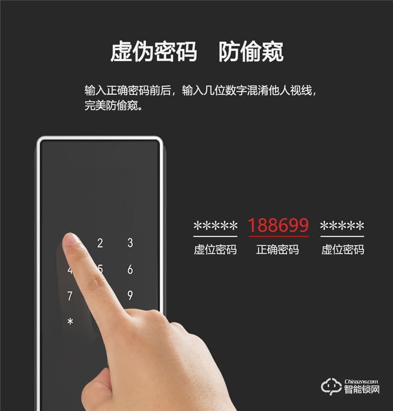 凱奇普智能鎖 E1703全自動防盜門智能鎖電子鎖