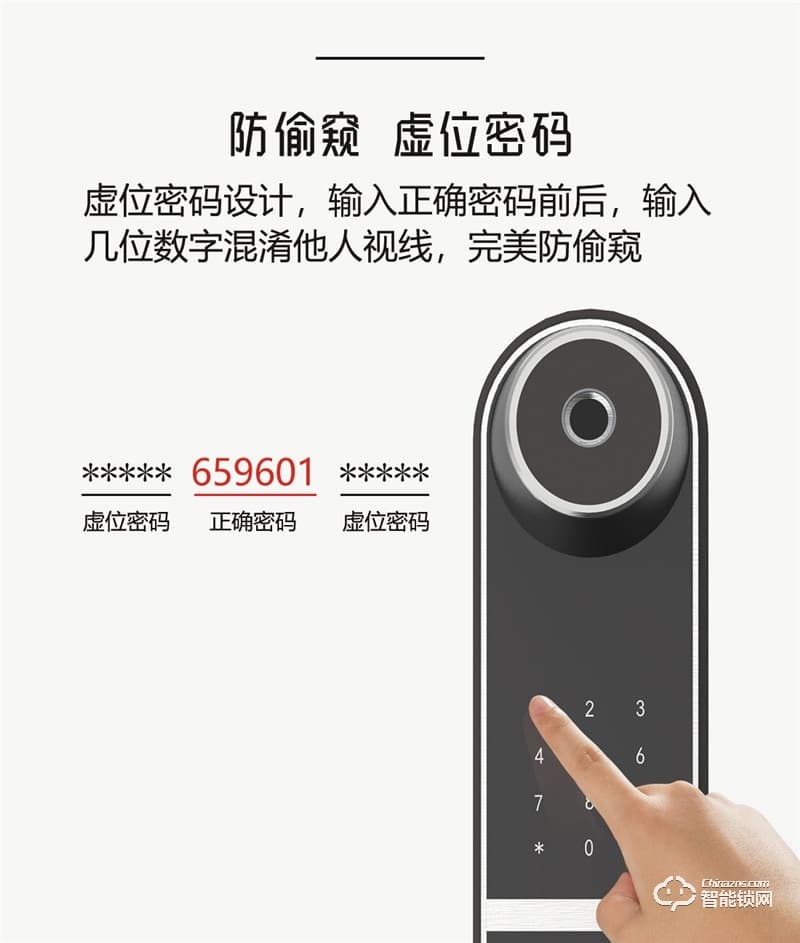 凱奇普智能鎖 E1704全自動家用防盜門密碼鎖