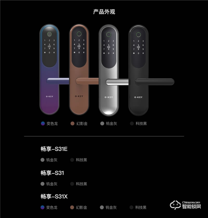 樂開智能鎖 S31防盜室內(nèi)家用智能指紋門鎖