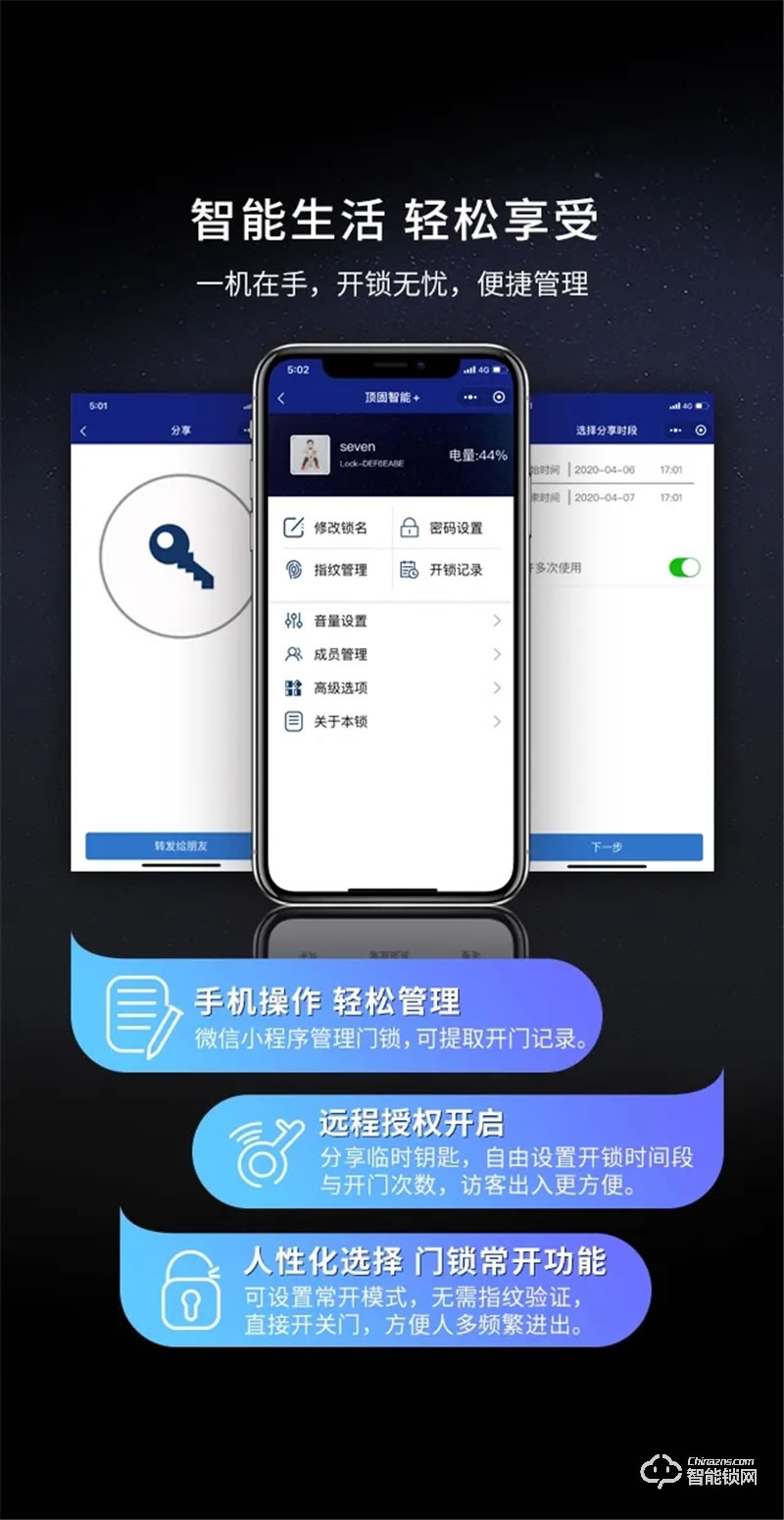 頂固智能鎖 ND100/NL100室內(nèi)指紋鎖