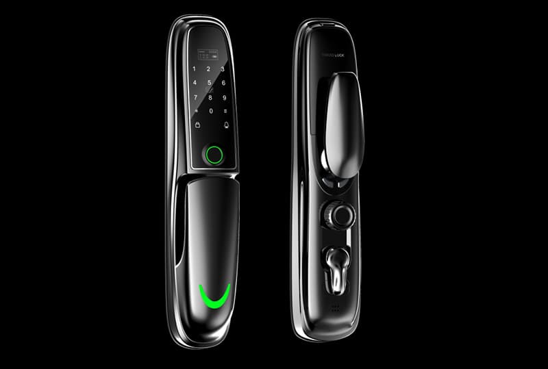 宏安興智能鎖 HAX-8000A推拉式指紋鎖智能鎖