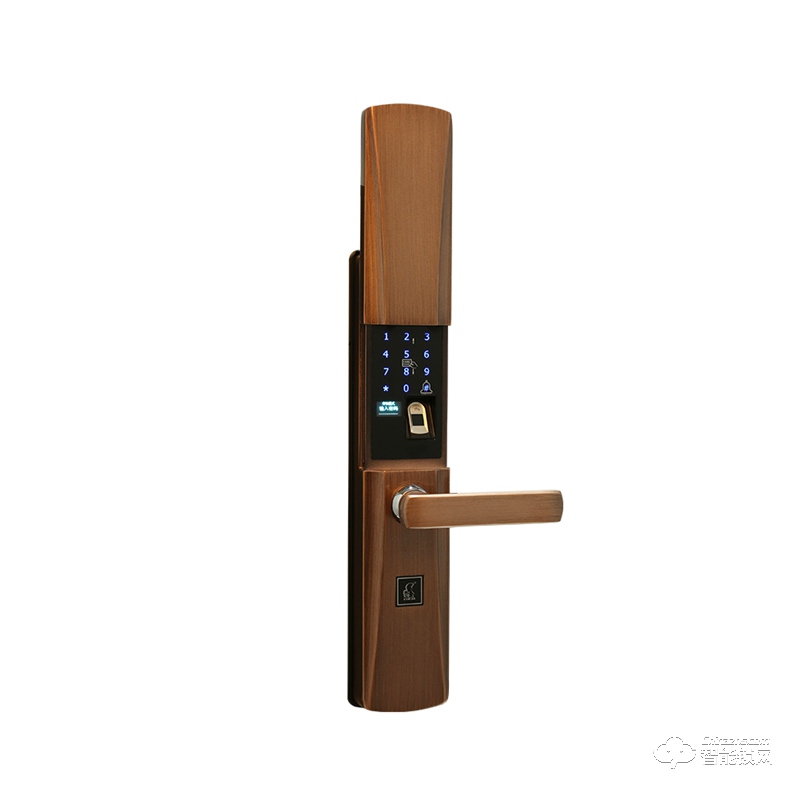 大拇指指紋鎖 防盜門滑蓋密碼鎖智能門鎖